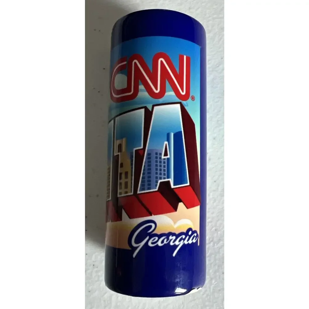New Atlanta Georgia Tall Shot Glass Souvenir CNN